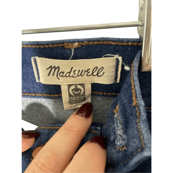 Madewell 9" Mid-Rise Skinny Jeans In Larkspur Wash TENCEL Denim Edition F8990 - Picture 5 of 7